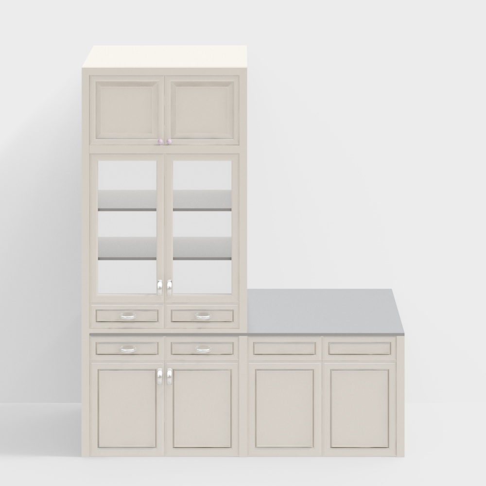 Simple European style cabinet side cabinet