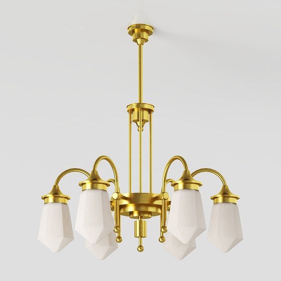 Vintage Chandelier 3D Model for Your Creative Spaces