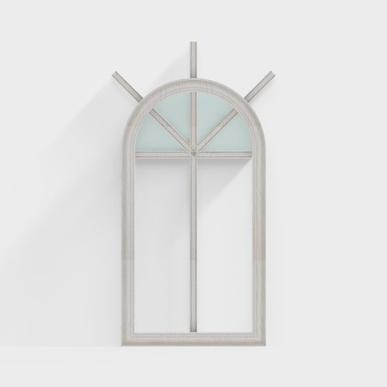 Arched Window 3D model for Creative Projects