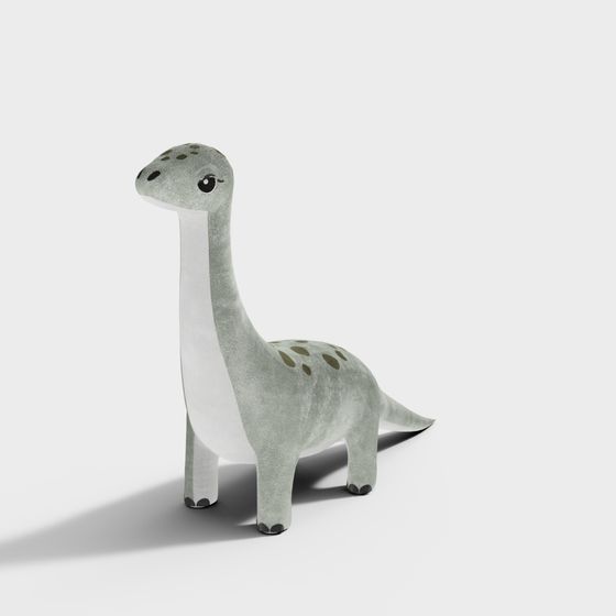 Charming 3D Dinosaur Model for Creative Projects