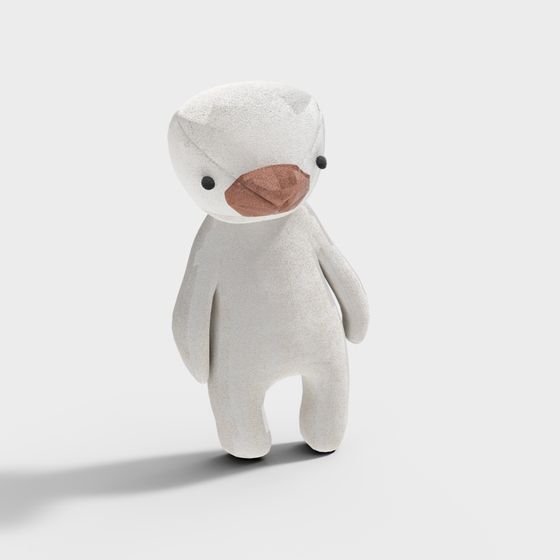 Cute Low-Poly Penguin 3D Model for Creative Projects