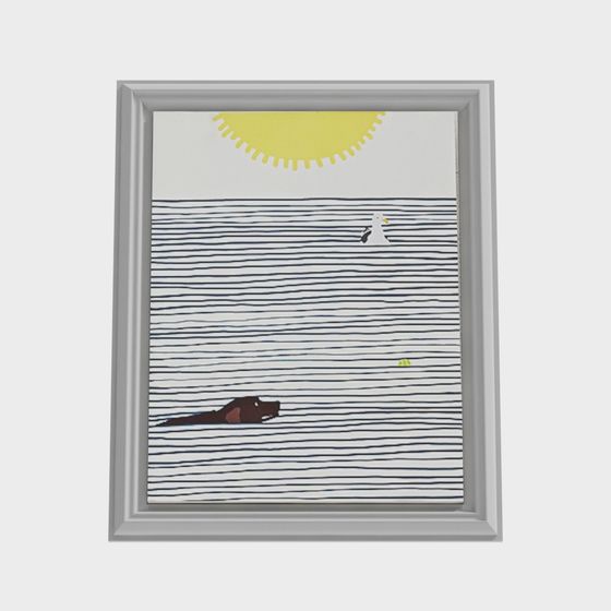 Seagull and Sunset 3D model for Creative Projects