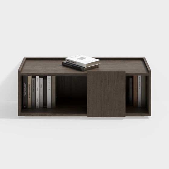 Urban Bookshelf 3D model for Modern Interiors