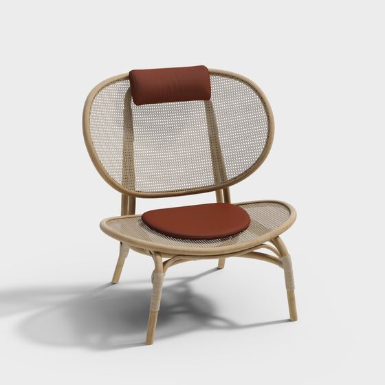 Cozy Retreat Chair 3D model for Comfortable Spaces