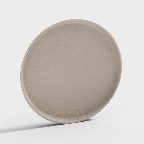 Low Poly Concrete Tray 3D model