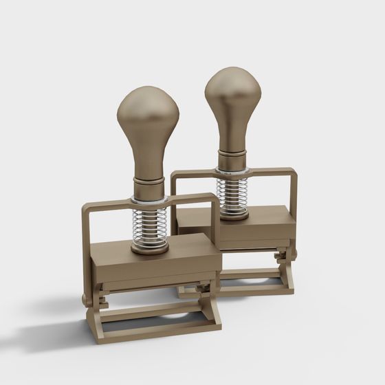 Spring Bulb Clamp 3D model