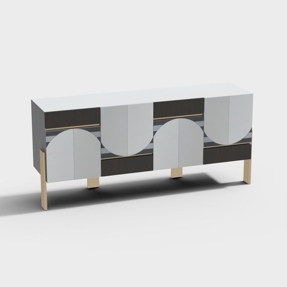 Urban Art Cabinet 3D model