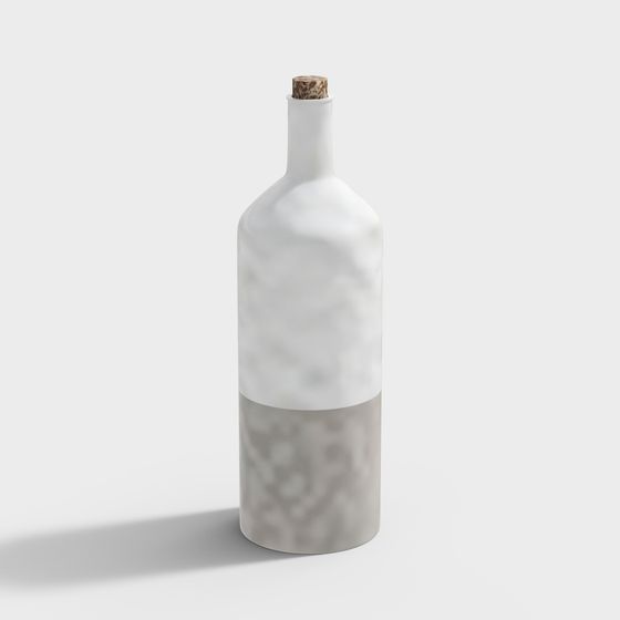 Elegant Low-Polygon 3D Model Vase