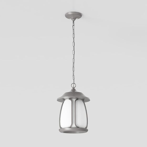 Elegant Low-Poly Suspension Light 3D model