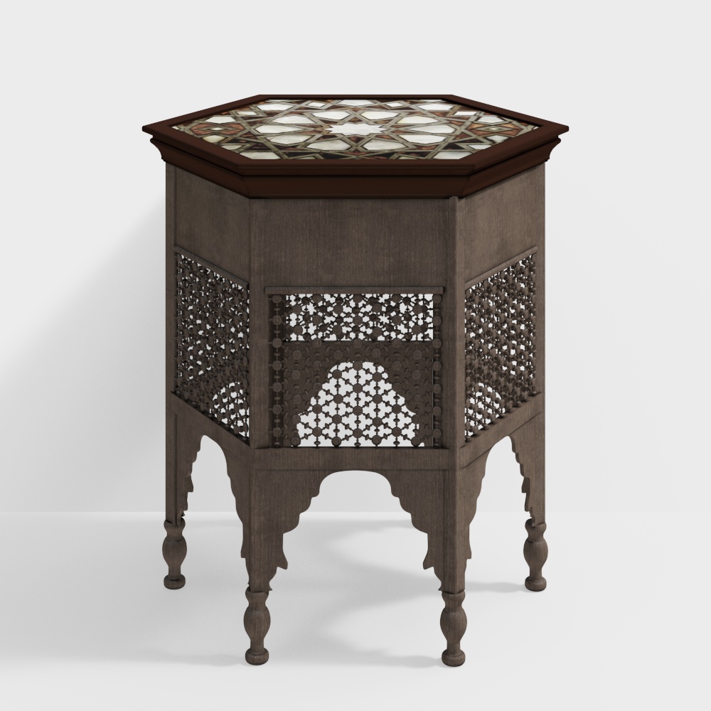 Table d'appoint pour salon islamique