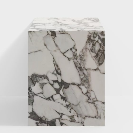 Marble Cube 3D model