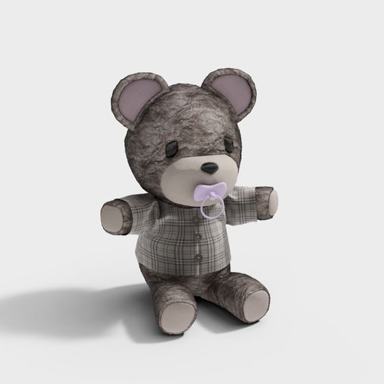 Teddy Bear 3D Model for Design Projects