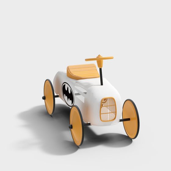 Batman Kids Ride-On Car 3D model