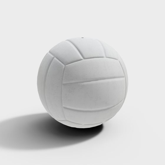 Dynamic Volleyball 3D Model for Creative Projects