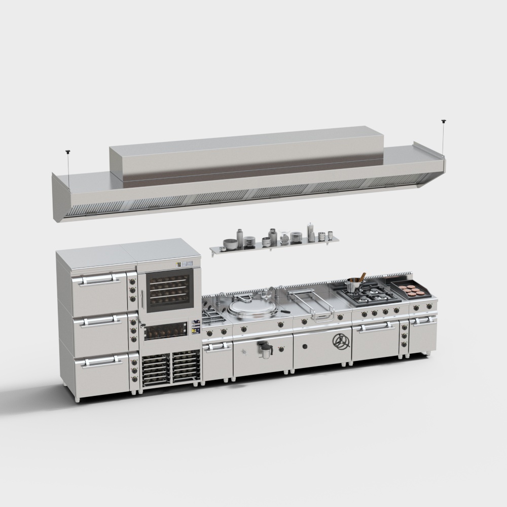 Modern kitchen equipment