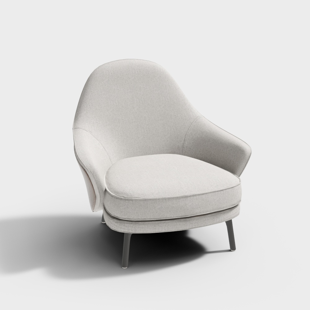 TDY99-Chaise Simple - Café Amande