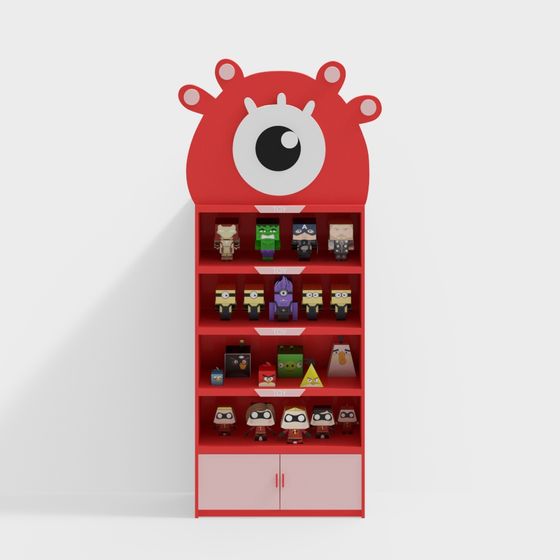 Monster Shelf 3D model