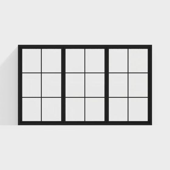 Industrial Style Window 3D model