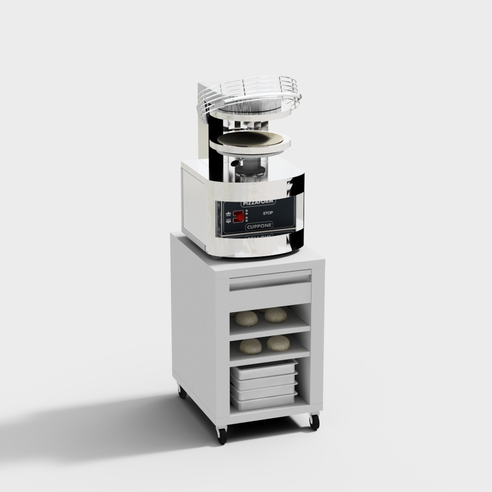 A steamed bun tortilla machine