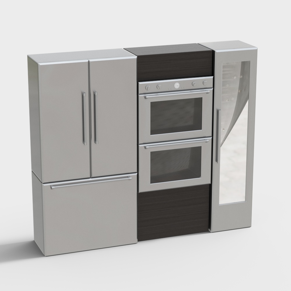 Modern refrigerator freezer freezer