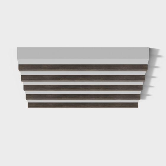 Stripe Wood Finish 3D model for Creative Projects