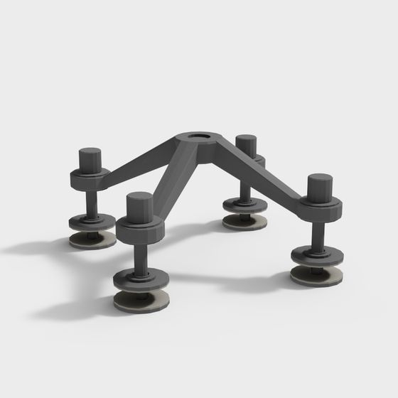 Low Poly Mechanical Arm 3D model