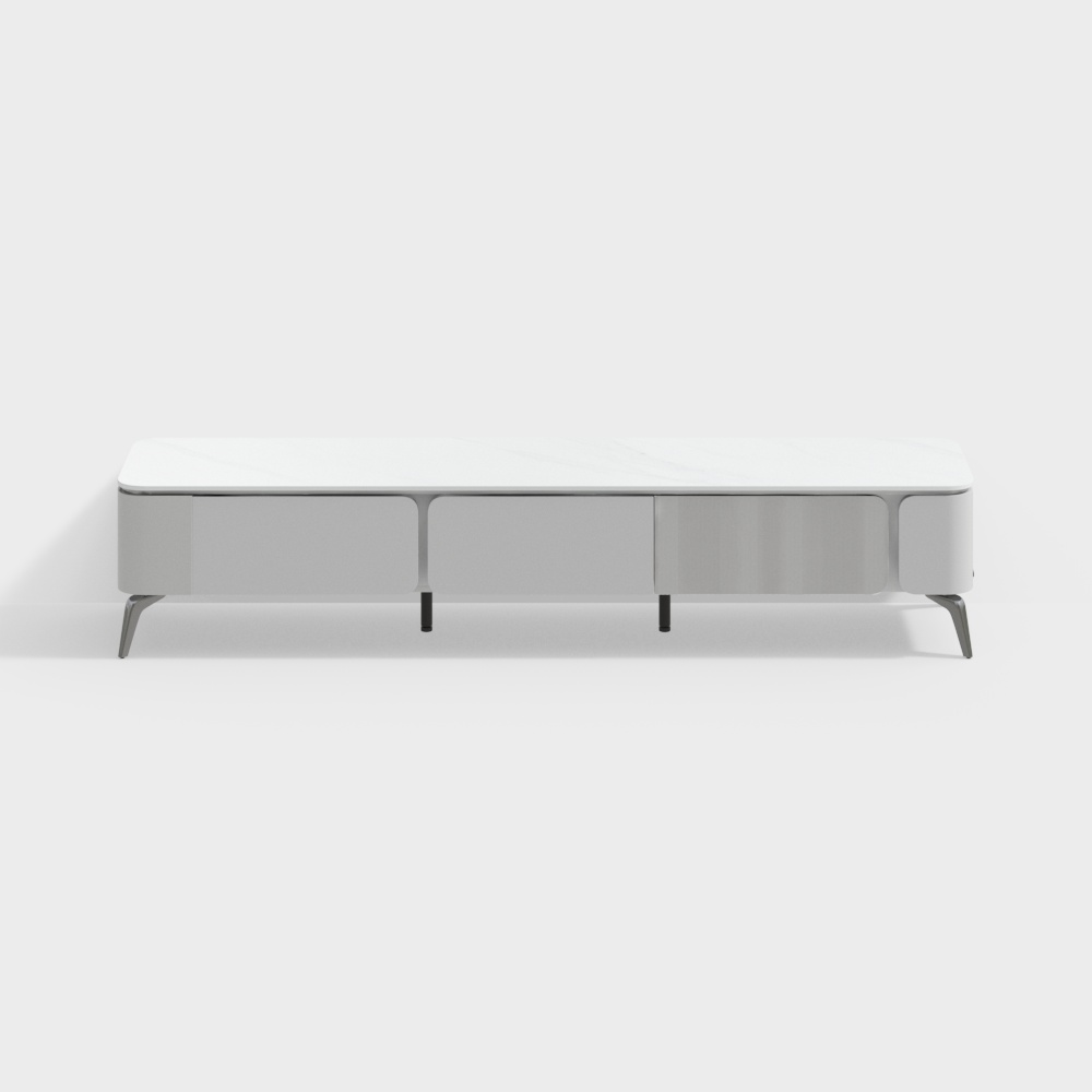 LS636M1-A-2.0M TV Cabinet - White + Gray