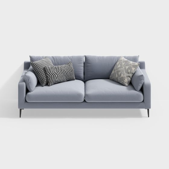 Urban Comfort 3D Model Sofa for Modern Design