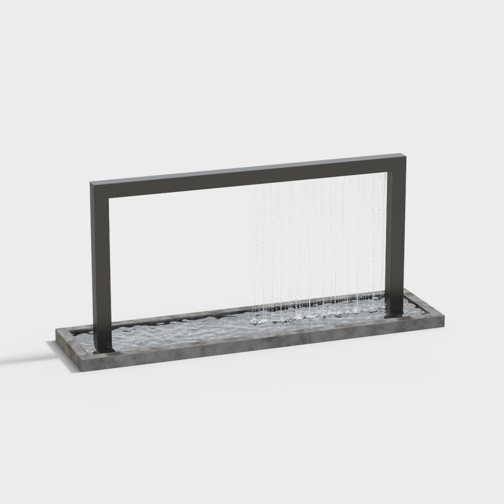 Urban Waterfall 3D model