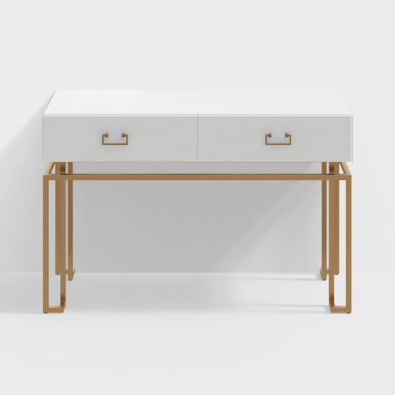 Urban Elegance Desk 3D model for Modern Interiors