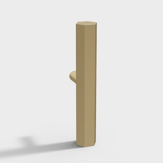 Hexagonal Door Handle 3D model