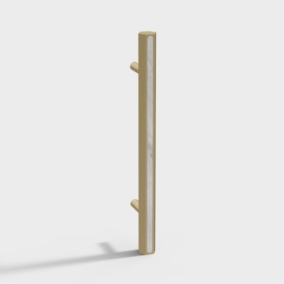 Elegant Minimalist Door Handle 3D model