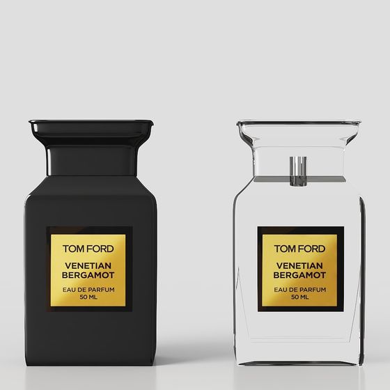 Tom Ford Venetian Bergamot Perfume Bottle 3D model