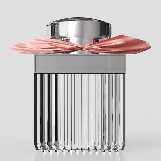 Glamour Bow 3D Model Perfume Bottle Design