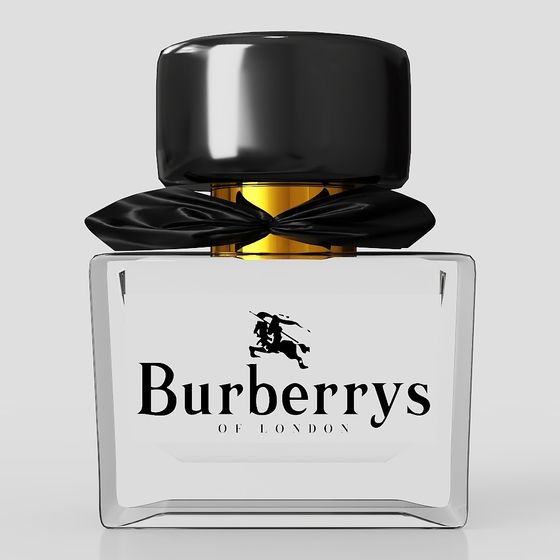 Luxury Low-Poly Glass Perfume Bottle 3D model