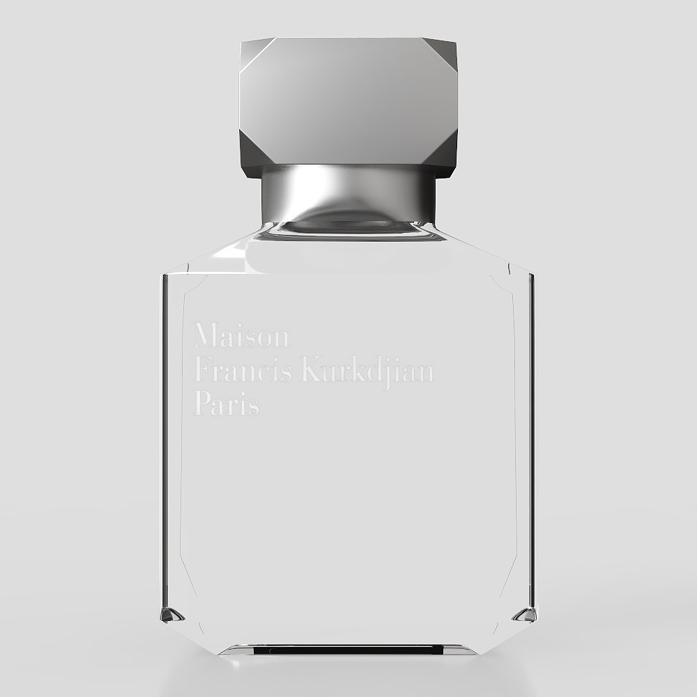Elegant Geometric Perfume Bottle 3D model