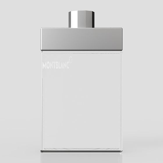 Elegant Minimalist Perfume Bottle 3D model