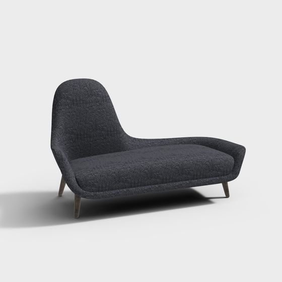 Stylish Lounge Chair 3D model for Contemporary Spaces