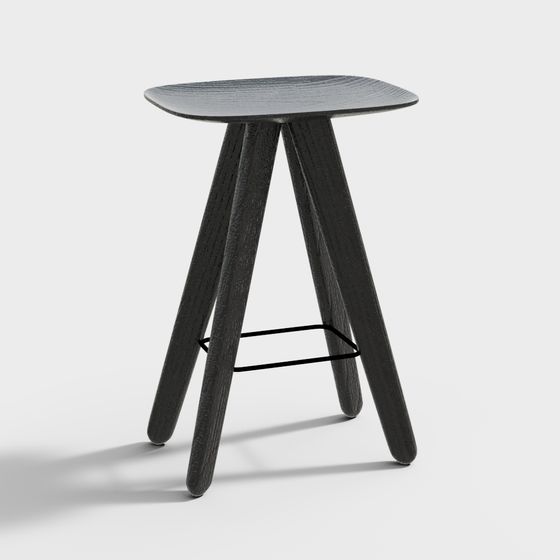 Urban Corner Bar Stool 3D model
