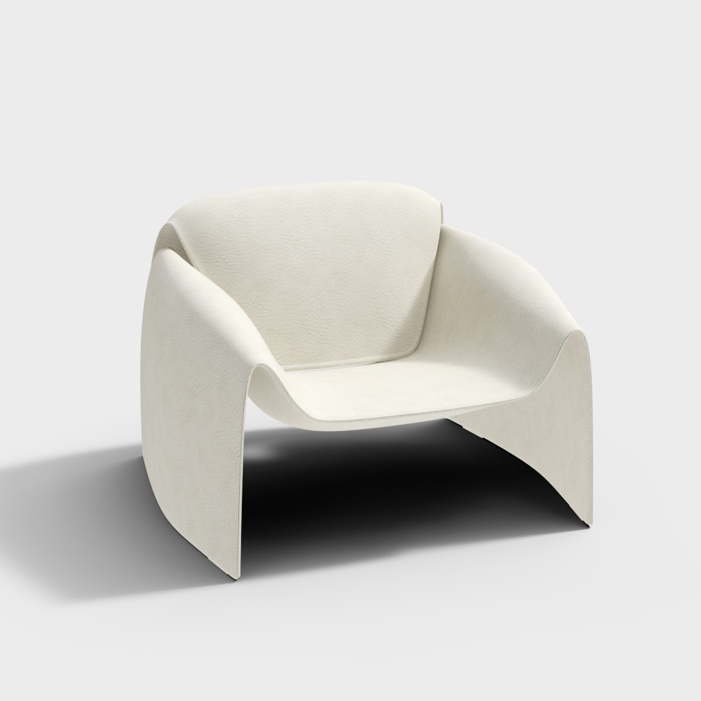 Sillón y puff LECLUB de Poliform sofá individual en w