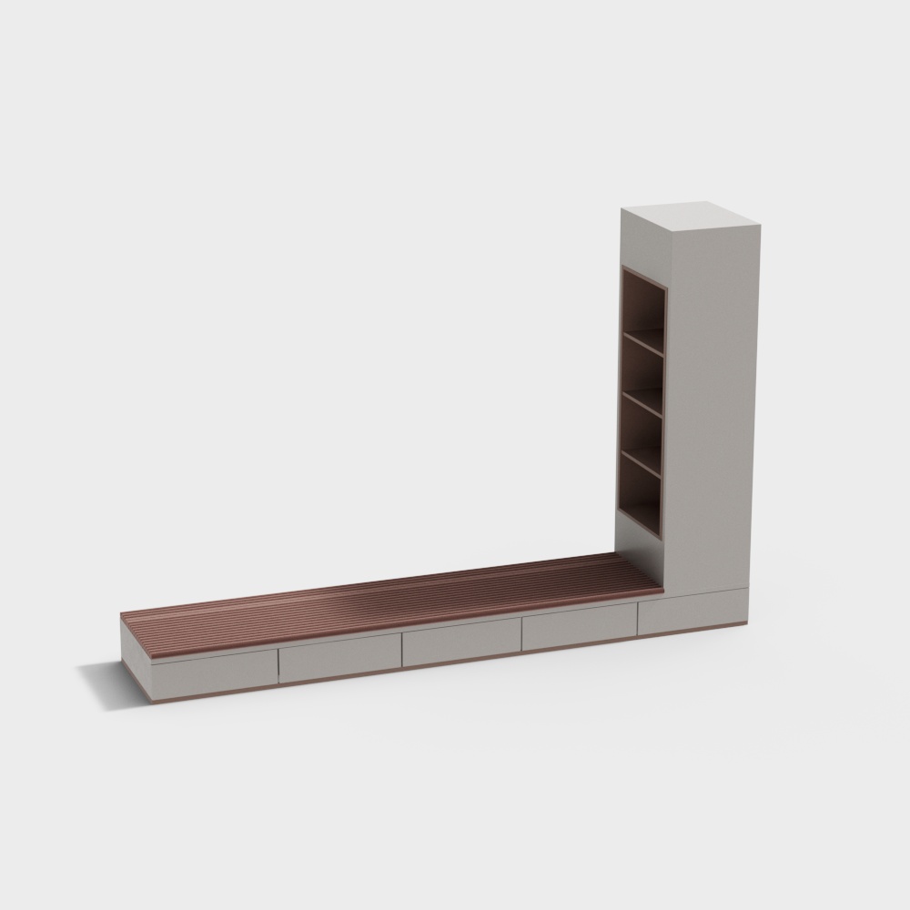 Modern girls children's room Bay window 2