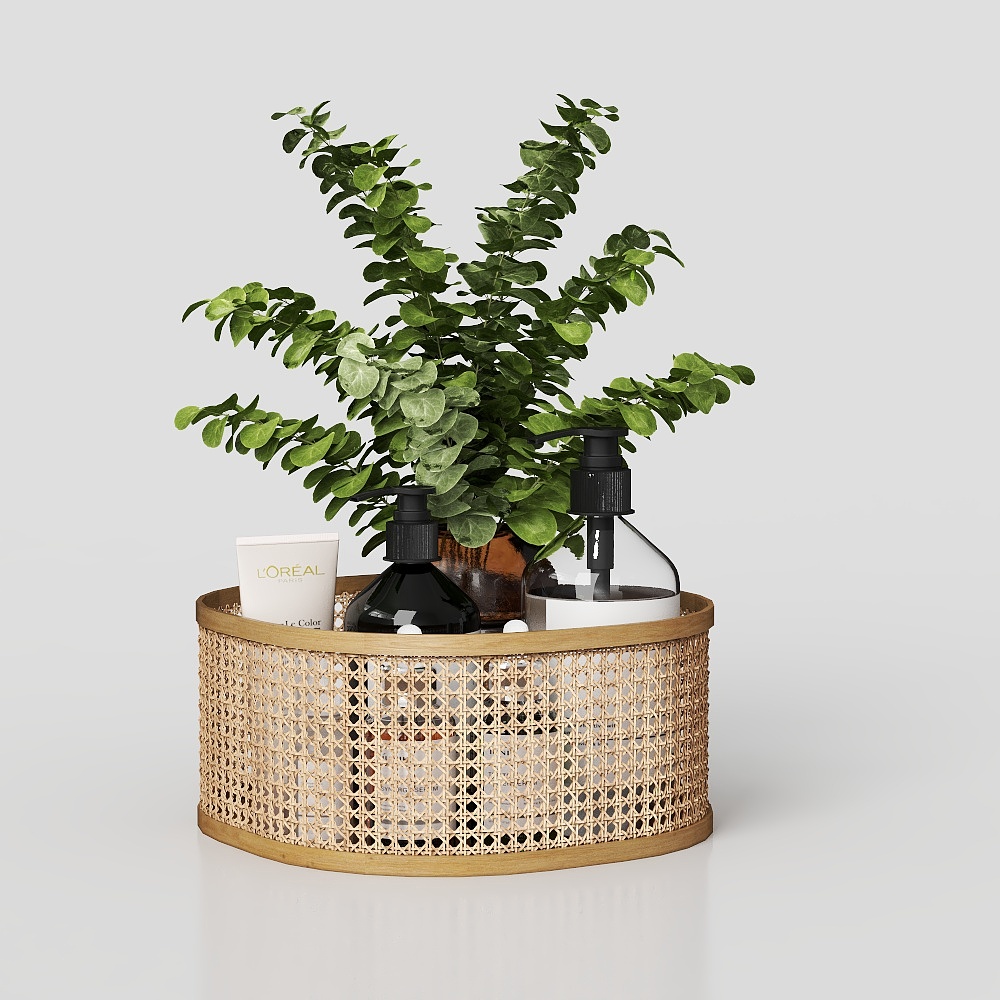 Nordic toilet storage basket