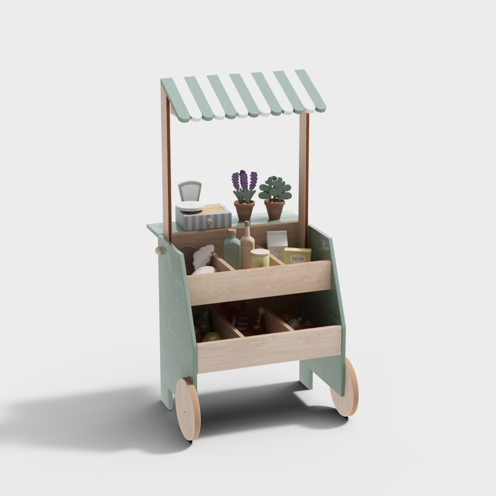 Jabadabado Market Stand Toy01