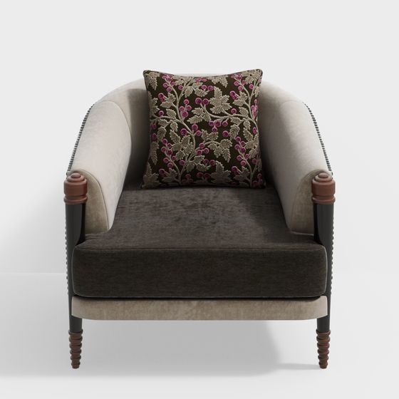 フレンチシングルソファ