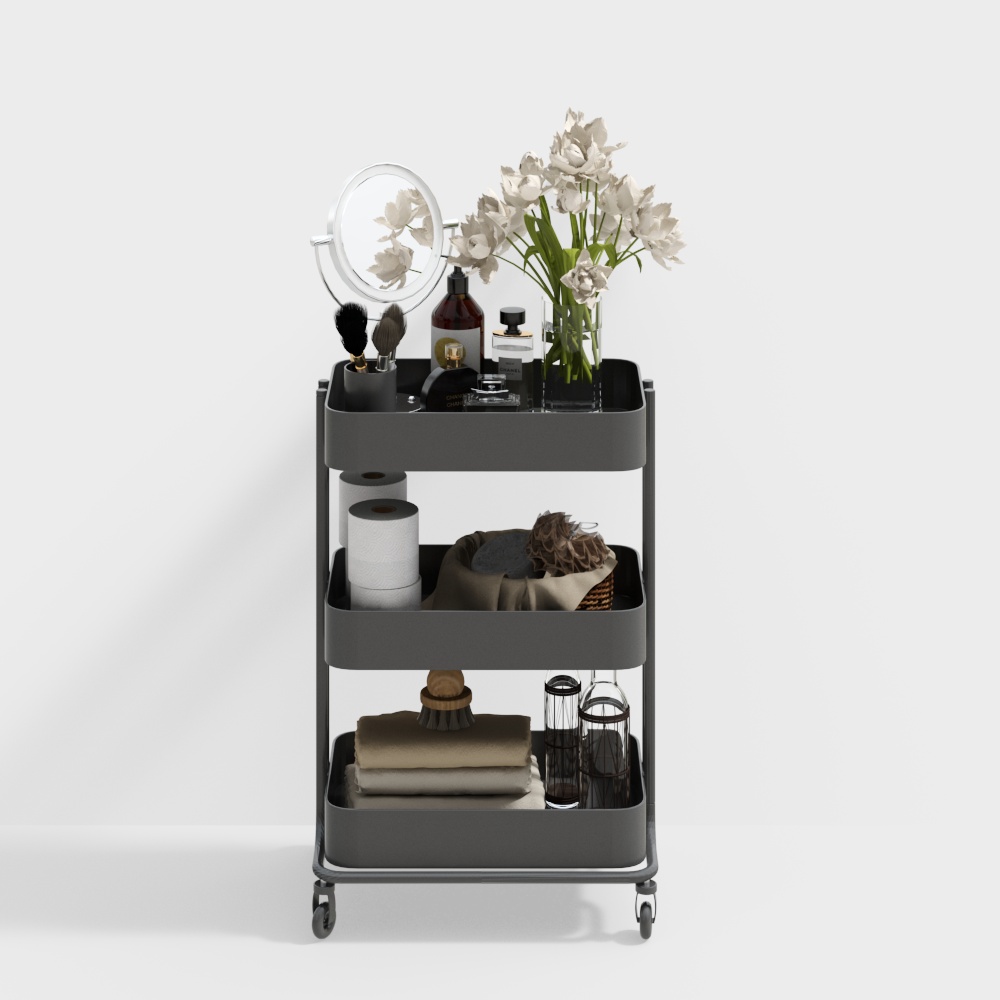 Modern bathroom Storage Shelf