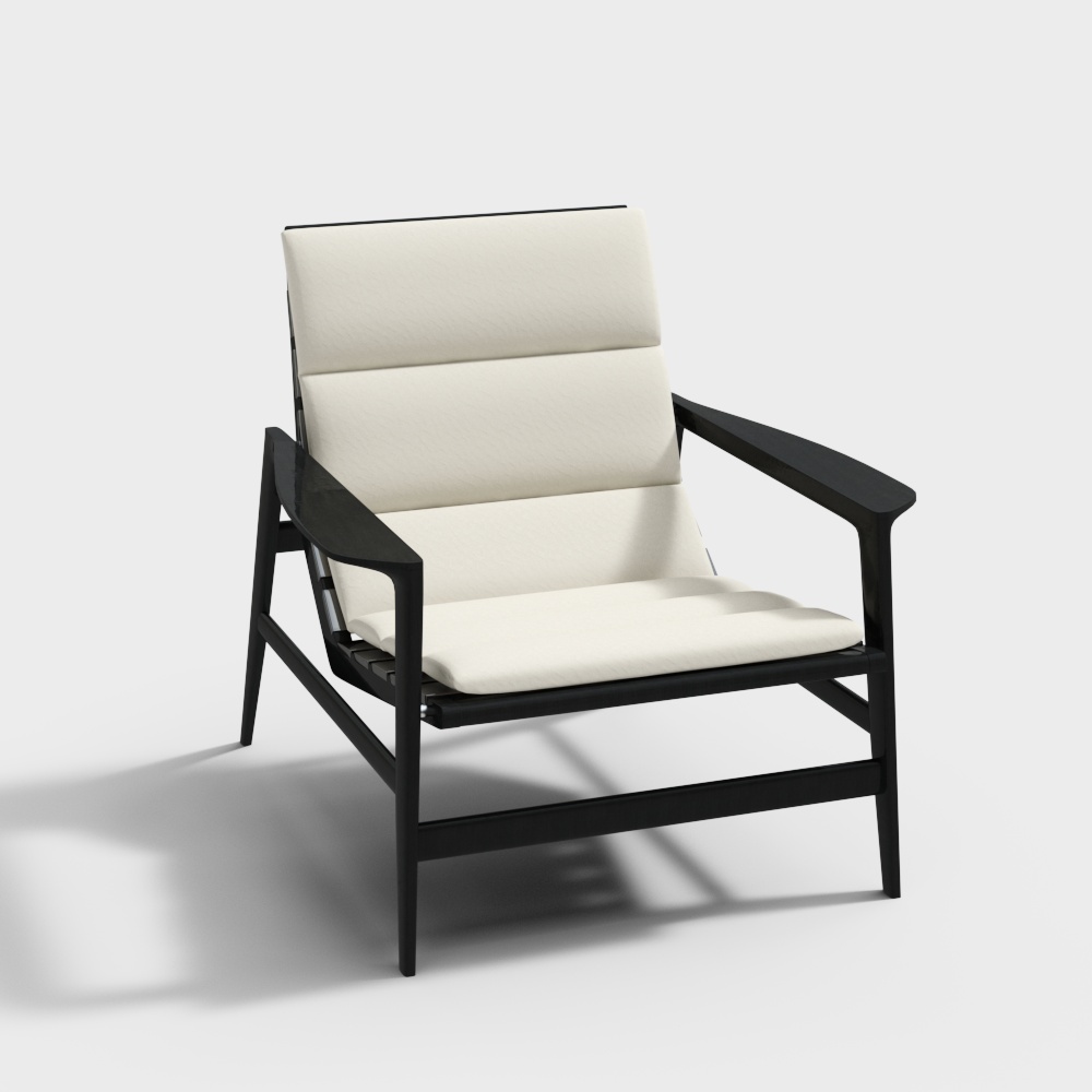 Ghế bành Poliform IPANEMA ghế da trắng