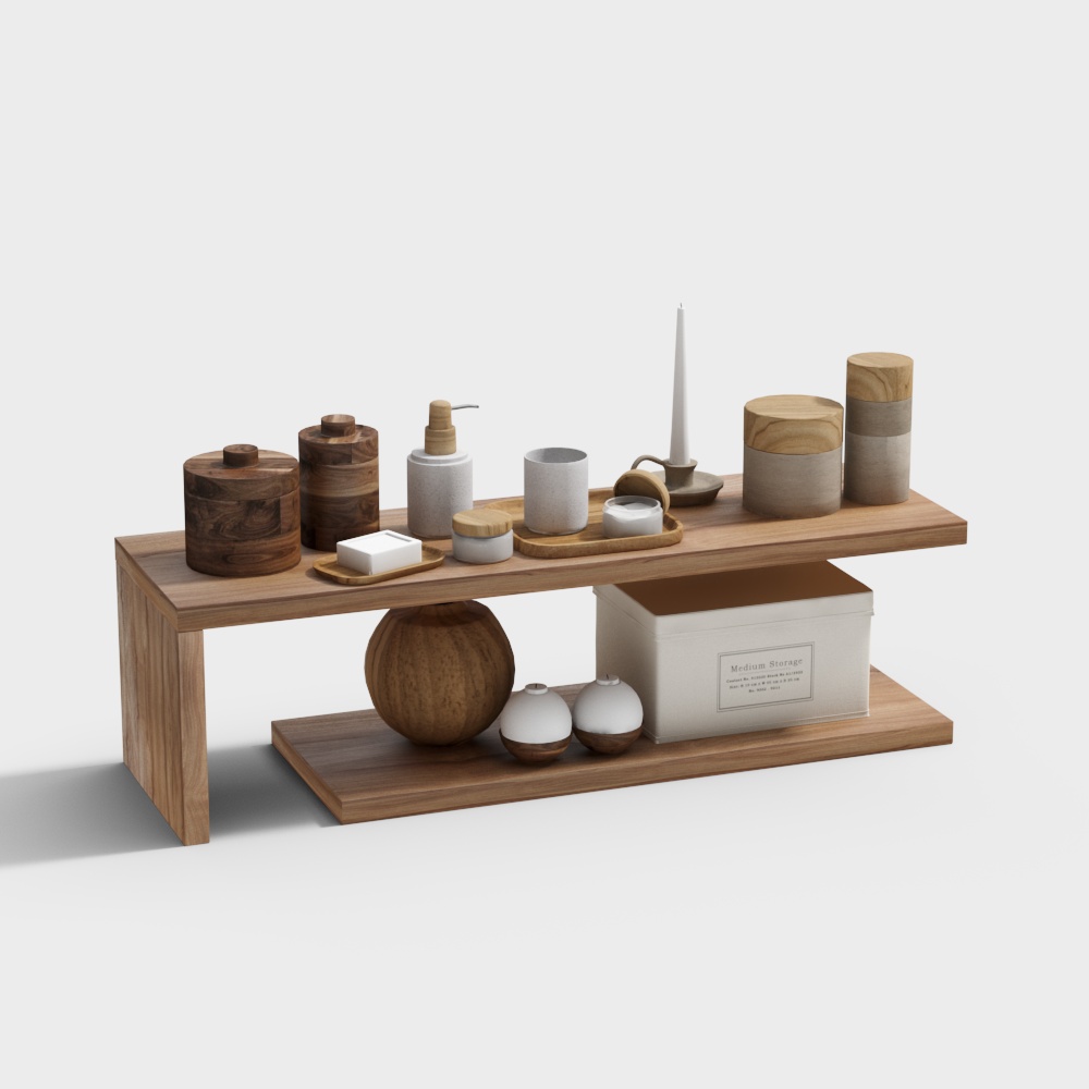 Modern bathroom wall Storage Shelf