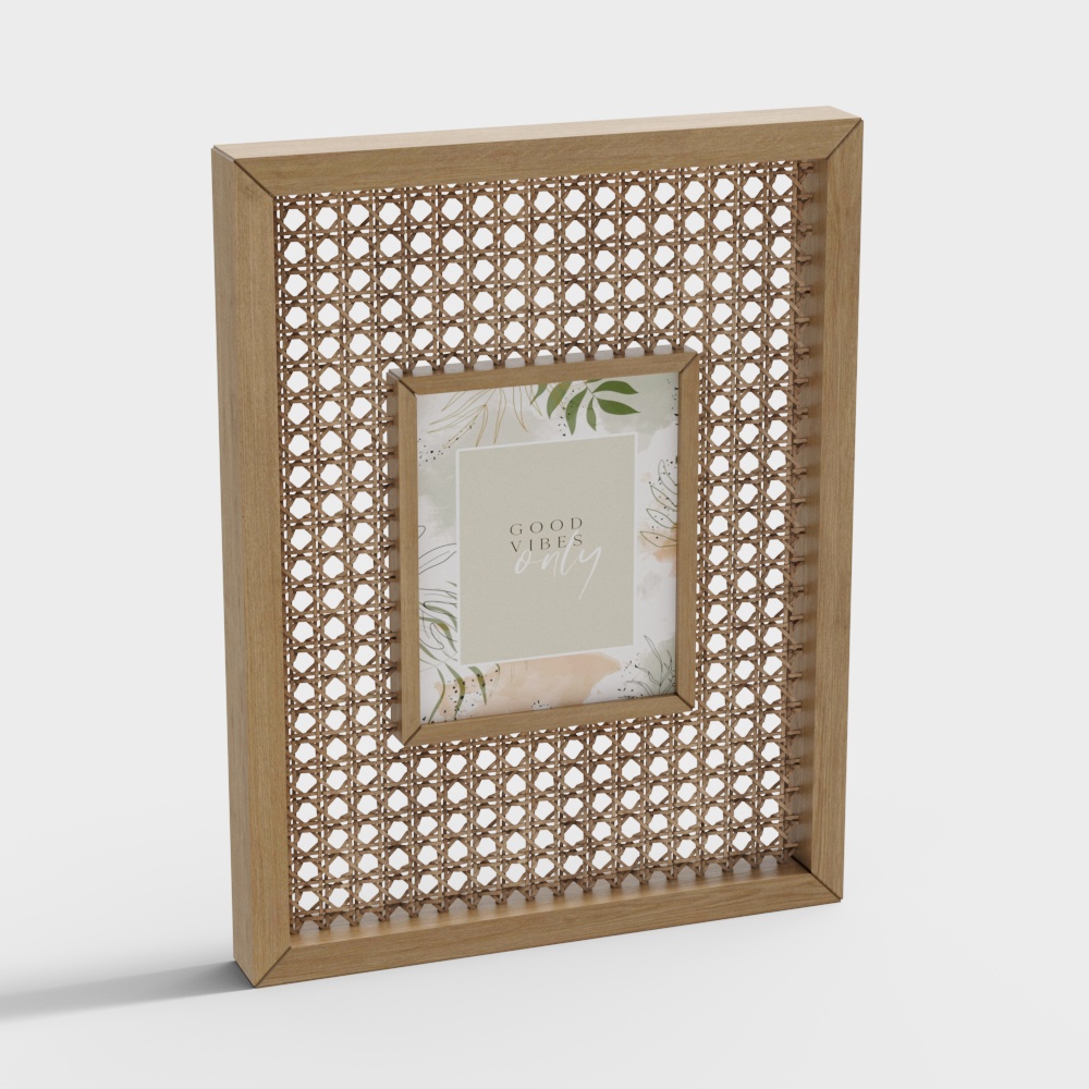 Nordic bathroom photo frame