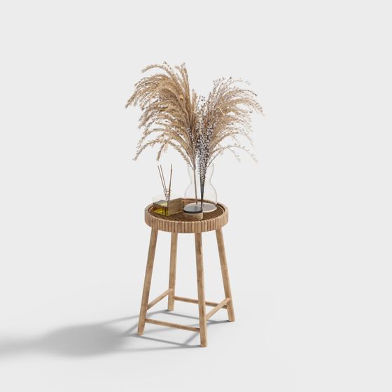 북유럽 욕실 스툴