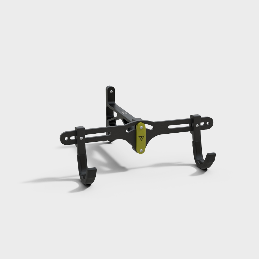 Stylish Bicycle Rack 3D Model Design